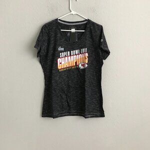 NFL Super Bowl LVII Champions Chiefs Women's T-Shirt - Chiefs (Sz L) a615024